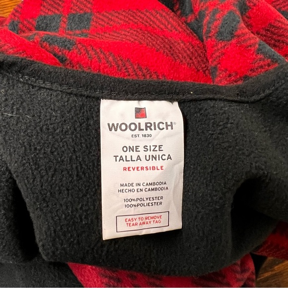 Woolrich poncho, reversible wrap - Picture 4 of 4